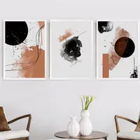 Paintings Abstract Line Circle Geometric Wall Art Watercolor Canvas Painting Nordic Posters And Prints Pictures For Living Room DecorPaintin