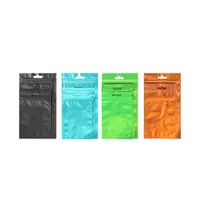 Rice Packaging Bags, Color Mylar Phone Case Storage Package Zip Reusable, 100pcs/Lot 8.5x13cm Front Matte Transparent Plating Foil Zip Lock Bag, Pack Watch Pouch