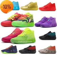 2023 Lamelo Ball MB 01 Basketball Shoes Rick Red Green And Morty Galaxy Purple Blue Grey Black Queen Buzz City Melo Sports Shoe Trainner Sneakers Yellow Top Quailty