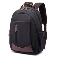 Backpack Vintage Canvas Rucksack College School Bag for Men Travel Mochila Escolar Weekend Plecak Damski Notebook Bolso Hombre