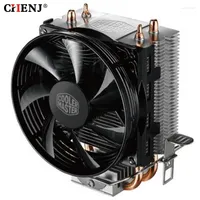 Computer Coolings 2 Heat Pipe CPU Cooler For Intel 775 115X AMD AM4 T20 Radiator 95.5mm Quiet Cooling LED Fan