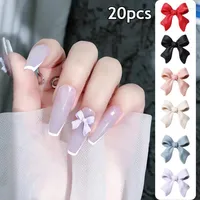 Nail Art Decorations 3D Resin Bows DIY Decoration Ribbon Butterfly Rhinestones Jewelry Kawaii Accessories Manicure CharmNail Stac22
