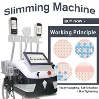 Slimming Machine Cryolipolysis Portable Cryo Slim Machine Vacuum Radio Frequency Fat Reduction Cryotherapy Cellulite Reducing Beauty Equipme