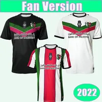 2022 Palestino Club Mens Soccer Jerseys JIMENEZ BENITEZ CORTES Home Red White Away Black Football Shirt Short Sleeve Adult Uniform288Y