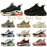 With Box Designer Balencaigaitys Shoes Triple S Designer Shoes Men Shoe 17FW All Over Trainer Luxury Designers Sneakers Women Bottom 5 zLhA