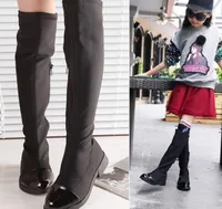 Boots Autumn Fashion Girls Knee-high Princess Edition Children's Tall Children High Kids Shoes Plus Velvet Winter