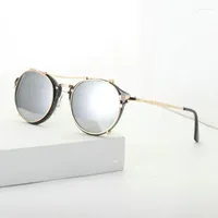 Sonnenbrille Mincl/Markendesign Clip on for Men Brand Women Fashion Brille Vintage Retro Optical UV NX1
