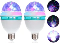 Magic Ball Rotating Bulb Small Magic Ball Sound Control Light KTV Flash Bulb E27 Stage Lamp RGB LED Bulb