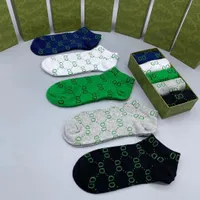 Tasarımcı Erkek Çorap Lüks Mektup G Erkek Kadın Çoraplar Moda Kıdemli Sokaklar Konforlu Pamuk Çorap Kutu Topla