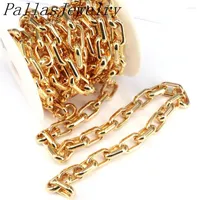 Chains 3 Meters Gold Color Diy OVAL Chain Handmade Jewelry Making Bracelet Necklace Findings Accessories