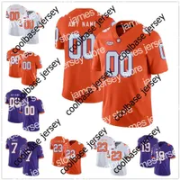 James NCAA Clemson Tigers football jersey Frank Ladson Jr.Amari Rodgers Tee Higgins Any name number men youth stitched Jerseys