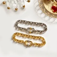 Moda lüks zincir bileklik tasarımcı mücevher at nalı bağlantı iplikçikler kadınlar için bilezikler parti hediyesi altın gümüş S925 moda kız arkadaşı 69683878