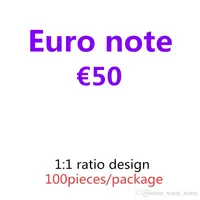Party Supplies Prop 01 Pretend Movie Best And Money Euro Paper Bar Banknote 100pcs pack 50 Copy Cislh