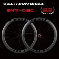 Bike Wheels ELITEWHEELS Carbon Disc Brake 700c Road et ENT UCI Quality Rim Center Lock Or 6 blot Bock Cycling 230206