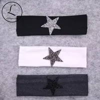Hair Accessories Casual Summer Baby Girls Star Headbands 2023 Soft Cotton Hairbands For Kids Childs School Gifts Drop