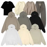 2023 Ess Hoodie Erkek Kadınlar Essentials Hoody Winter Warm Tasarımcı Hoodies Moda Sokak Giyim Kazak Sweatshirtler Giyin
