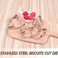 Baking Moulds Cookie Cutter Stainless Steel Cutters Sugar Biscuit Decorating Mould Kitchen Tool For Graduation Celebration Party