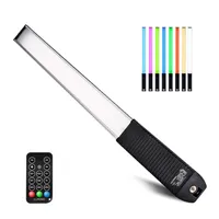 Luzes de selfie LUXCEO Q508A LED RGB Vídeo Light Baton Remote Remote Control 3000K 6000K 36Colors Studio P O Lighting Bar para YouTube Tiktok Vlog 230114