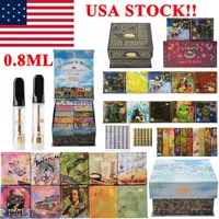 USA Stock Smokers Club GCC Cartuchos de vape Gold Carry Clear 0.8ml Cer￡mica Vape Vape Atomizadores de aceite grueso Vaporizadores de vaporizadores de cera 510 Hilo vac￭o