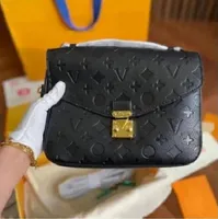 2023 أكياس مصممين Luxurys Crossbody Women Handbag Messenger أكياس أكسدة من الجلد Metis أكياس الكتف الأنيقة Crossbody Bag Tote M40780