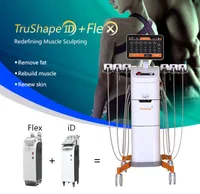 Máquina de adelgazamiento de escultura True Truscult Flex e ID 2 en 1 Tecnología Monopolor RF Slim Estimulación multidireccional EMS Equipo Dispositivo de modelado del cuerpo