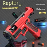 Stars Raptor Launcher Handlädtes Softball-Waffe emuliert das Vakuummontiermodell für Kinderspielzeugpistole