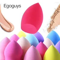 Makeup Sponges 1PC Colours Cosmetic Puff Dry Wet Use Sponge Olive Shape Foundation Concealer Cream Powder Make Up Face Care Tools