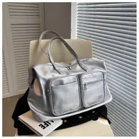 New Women's Bag Large Capacity One Shoulder Luggage Bag Fitness Tote Bag