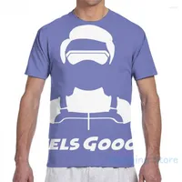 Men's T Shirts Kid Danger Feels GoooD Blue Men T-Shirt Women All Over Print Fashion Girl Shirt Boy Tops Tees Short Sleeve Tshirts