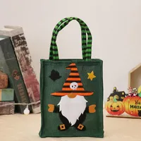 Storage Bags Halloween Tote Bag Candy Packaging Bucket Children Trick Or Treat Party Gift Home Decoration