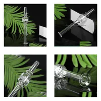 Smoking Pipes New Arrival Quartz Mouth Hookahs For Nectar Collector Glass Bong Real Oil Burner Piece Retail Drop Delivery Home Garde Dhxpa