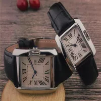 New Brand Designer Quartz Watch lovers Watches Women Men Dress Watches Leather Dress Wristwatches Fashion Casual Watches291H