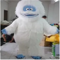 2019 new White Snow Monster Mascot Costume Adult Abominable Snowman Monster Mascotte Outfit Suit Fancy Dress249Y