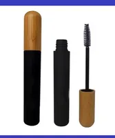 5ml 20/50/100pcs Kozmetik Boş Bambu Maskara Tüpü Siyah Kirpikler Krem Doldurulabilir Şişe Makyaj Göz Konteynerleri