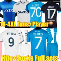 4xl 22/23 Vitinha Soccer Jerseys 2022 2023 Marseilles Maillot Foot Alexis Suarez Cuisance Guendouzi Payet Claus