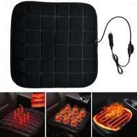 Car Seat Covers 12V Universal Pad Cushion Cover Heating Heater Kit Warm Heated Winter Mesh Cloth Breathable Composite Material Accessor