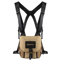 Telescopes Eyeskey Universal Binocular BagCase with Harness Durable Portable Telescope Camera Chest Pack Bag for Hiking Hunting 230207