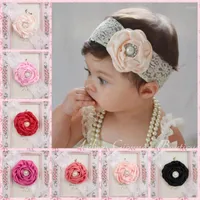 Hair Accessories Baby Girl Headband Headwear Hairband Infant Born Gift Accessory Clothes Princess Children Kids Toddler Pearl Floral Lace