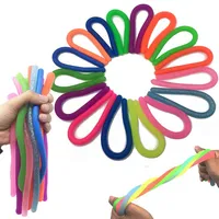 selling soft rubber tpr noodle elastic rope decompression rope vent draw rope creative toys decompression toy285H