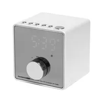 New-Multifunction Bluetooth Alarm Clock Speaker with Dual USB Interface Charging Audio LED Mirror Clock Music Display Desktop Cl233v