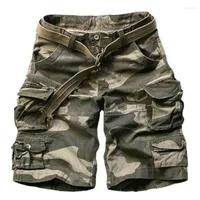 Men's Shorts 2023 Summer Army Military Camouflage Men With Belts Casual Camo Knee-length Mens Cargo Short Trousers Bermudas Hombre