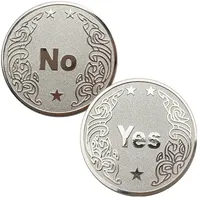 New Creative Coin Collectible Gift Yes Or No Decision Coins Art Collection Commemorative Coin Collectible