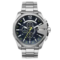 sell Men's Silver Bracelet Chronograph 51mm Grey Dial Grey Metal Bracelet Watch DZ4466 4465265J