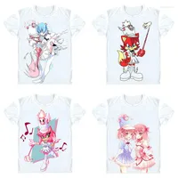 Camisetas para hombres Mata las camisetas de la manga corta Manga Manga Kiru Ra Camisetas Non-En Jakuzure Goku Uniformes Kanade Cosplay Camiseta
