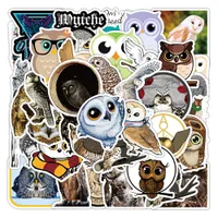 50PCS Stickers Cute Cartoon Owl Aesthetic Children's Sticker Pack Stationery Cool Gadgets Decals Laptop Planner Guitar
