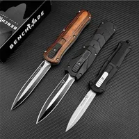 Benchmade A016 Infidel Automatic Knives 3300 D2 Steel Machined EDC Pocket Tactical Gear Survival Knife with Sheath BM A017 A019 Tools