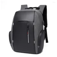 School Bags Fashion High Quality Laptop Backpack Men 15.6 Inch Computer Bag Office Work Business Anti-theft USB