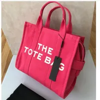 Cross Body Bags Simple And Fashionable Diagonal Literary Fan Letter Printing Large-Capacity Canvas One-Shoulder Women Shopping Bag286E