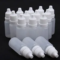 5ml 10ml 15ml 20ML Empty Plastic Squeezable Dropper Bottles Eye Liquid Dropper Refillable Bottles