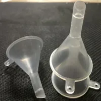 Plastic Mini Small Funnels for Perfume Liquid Essential Oil Filling Empty Bottle Packing Tool Refillable Tool 100pcs lot251Z